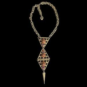 Vintage JULIANA D&E MOROCCAN MATRIX NECKLACE 20 inch